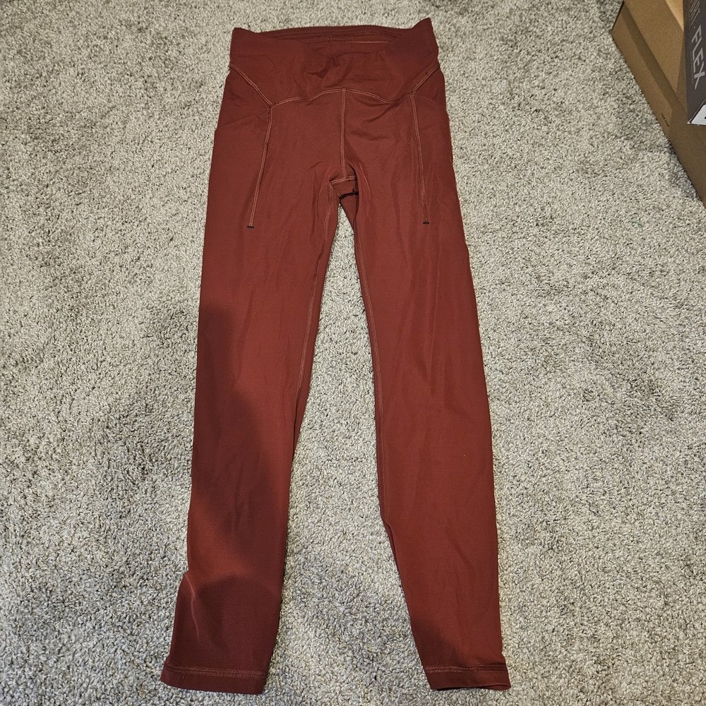 lululemon athletica Red Leggings